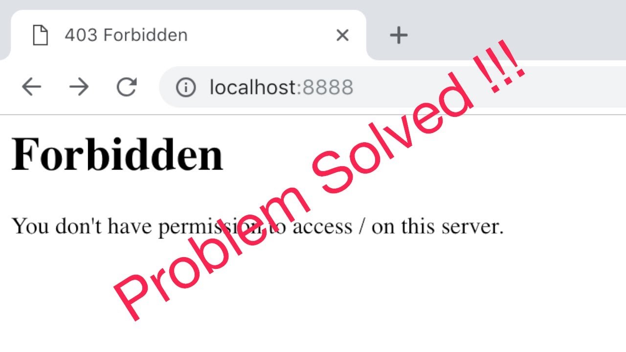 mac chrome access denied on this server for expedia